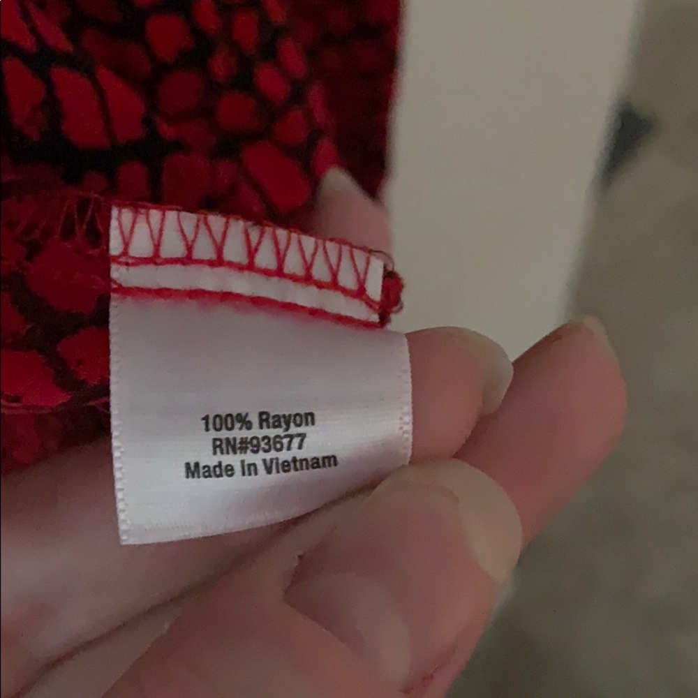 ANA snakeskin print button down - Picture 6 of 8